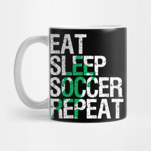 Eat Sleep Soccer Repeat Mug